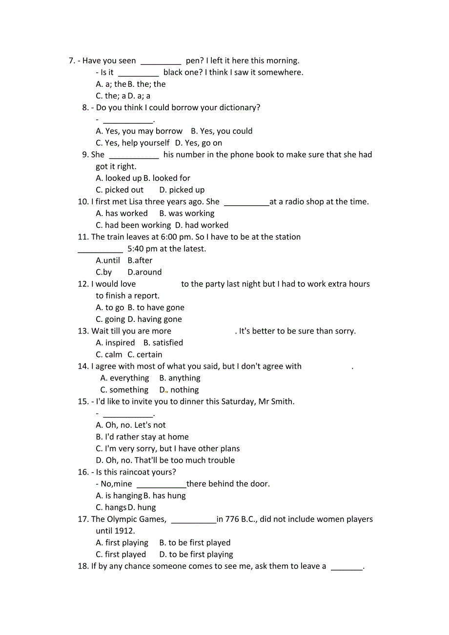 1997年全国普通高等学校招生统一考试英语.doc_第2页