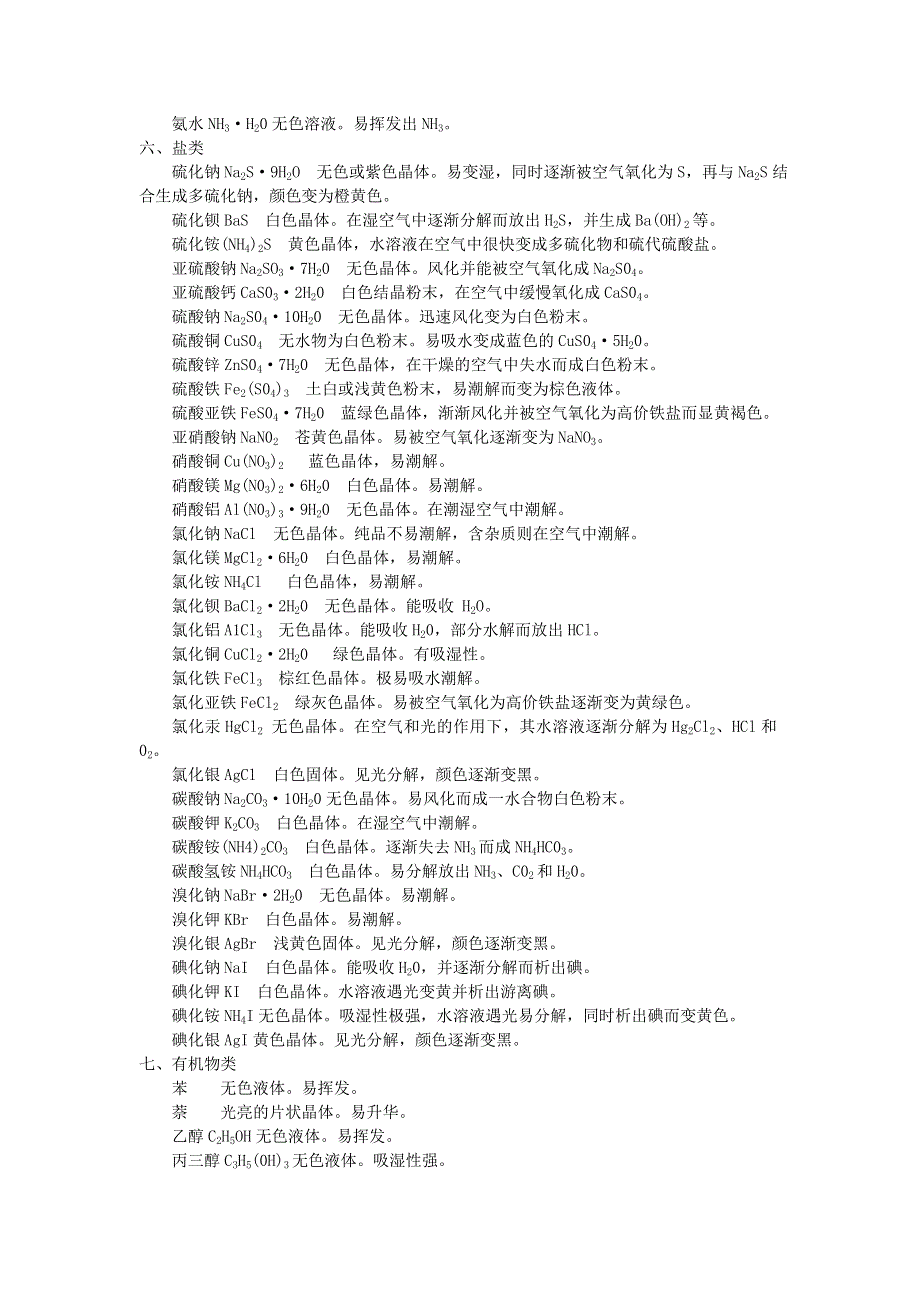 中学常见易变物质露置空气中变化情况小结.doc_第2页