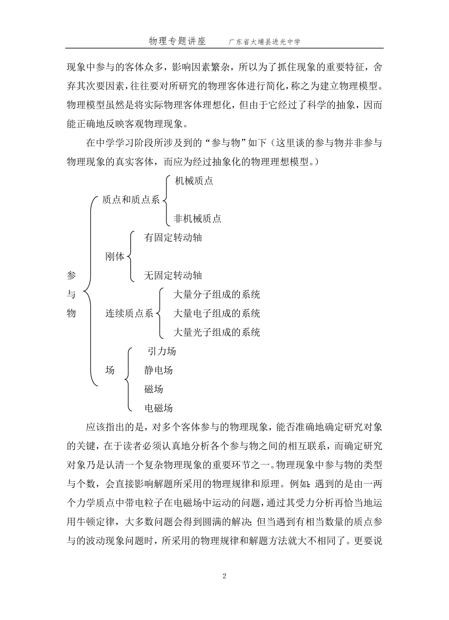 中学物理的知识板块与学法指导.doc_第2页