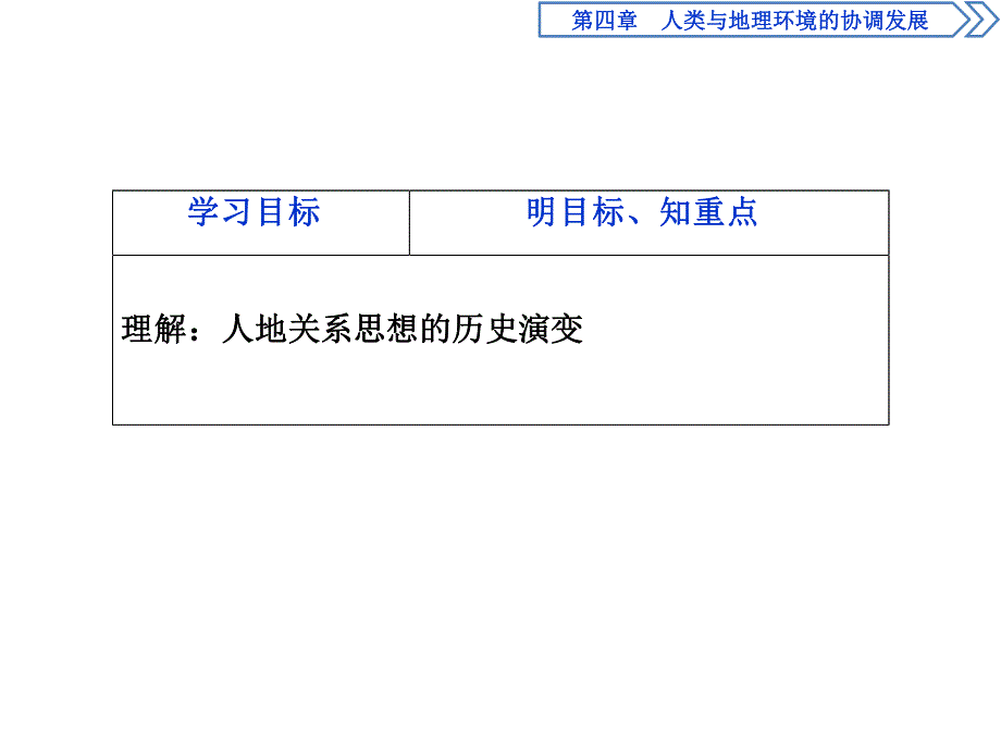 2019-2020学年湘教版地理必修二浙江专用课件：第四章 第二节 人地关系思想的演变 .ppt_第2页