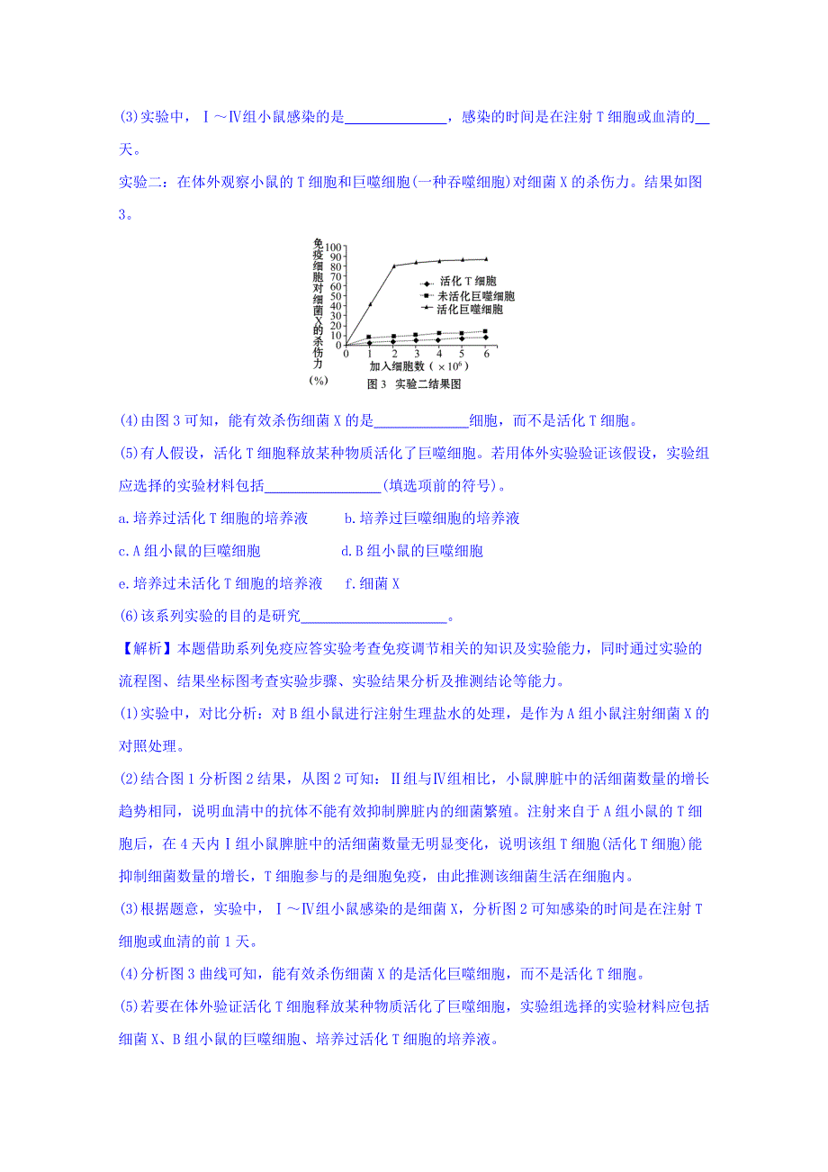 世纪金榜2017版高考生物一轮总复习 2011年高考分类题库 新课标版 考点16 免疫调节.doc_第2页