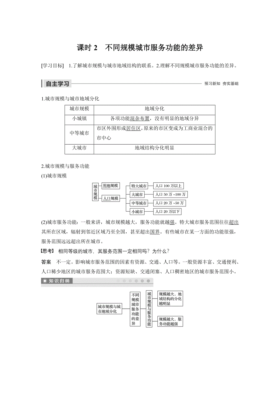 2019-2020学年新素养同步导学中图版高中地理必修二老课标版练习：第2章 城市的空间结构与城市化 第一节 课时2 WORD版含解析.docx_第1页