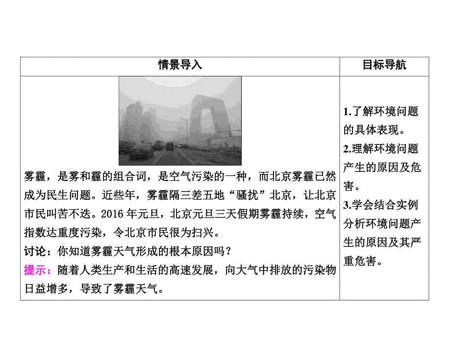 2019-2020学年湘教版高中地理选修6培优课堂课件 第1章 环境与环境问题第1章 第2节 .ppt_第2页