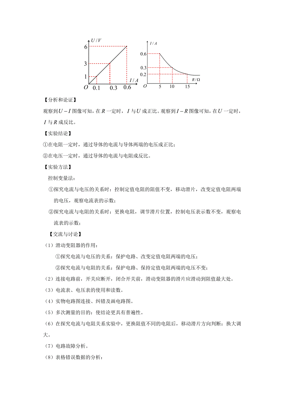 中考物理 实验专题突破针对训练 实验22 探究电流与电压和电阻的关系.docx_第2页