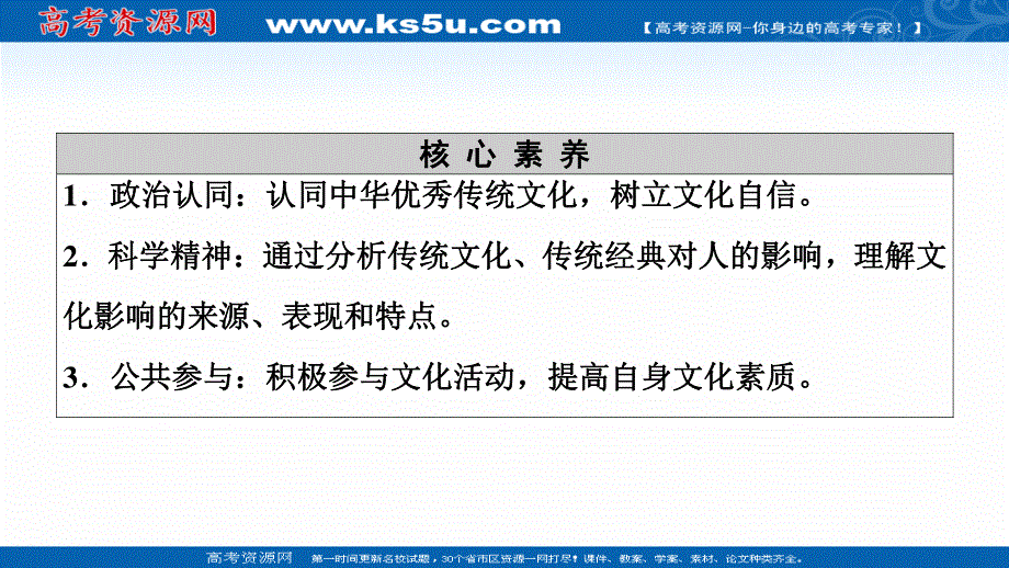 2020-2021学年政治人教版必修3课件：第1单元 第2课 第1框　感受文化影响 .ppt_第3页