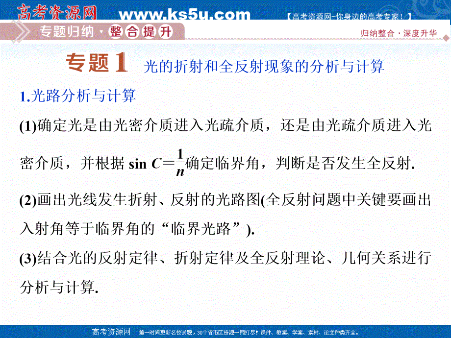 2019-2020学年物理教科版选修3-4课件：第四章本章优化总结 .ppt_第3页