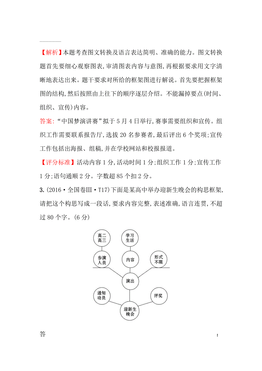 《课时讲练通》2017-2018学年高中语文（人教版）必修一 2016年高考分类题库考点10 图文转换 WORD版含解析.doc_第3页