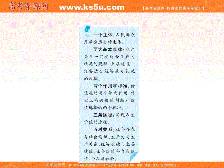 2018年高考政治人教版一轮复习课件：第四单元 认识社会与价值选择 4-11 .ppt_第2页