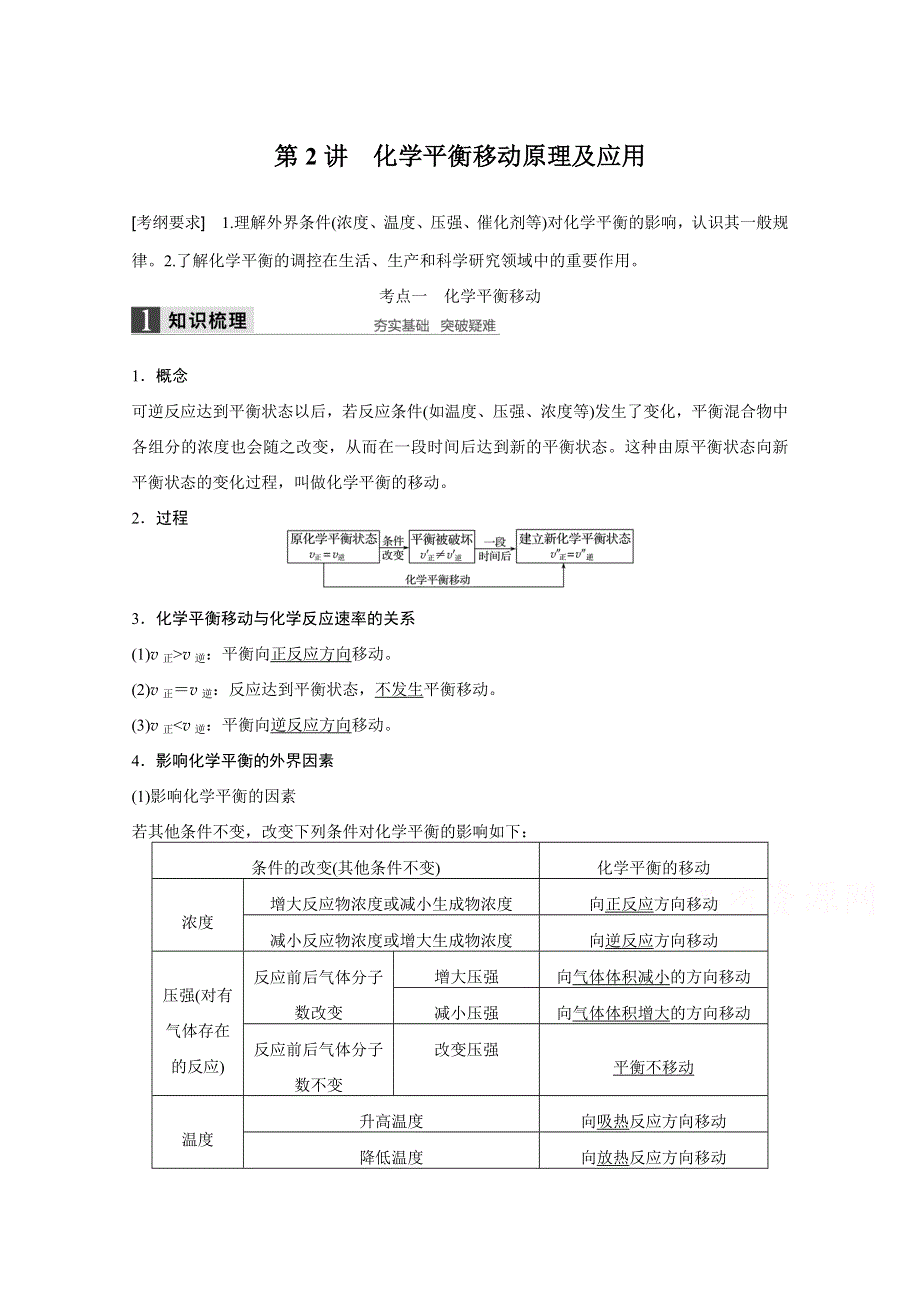 2016届化学高考总复习大一轮（鲁科版）第7章《化学反应的方向、限度与速率》第2讲.docx_第1页