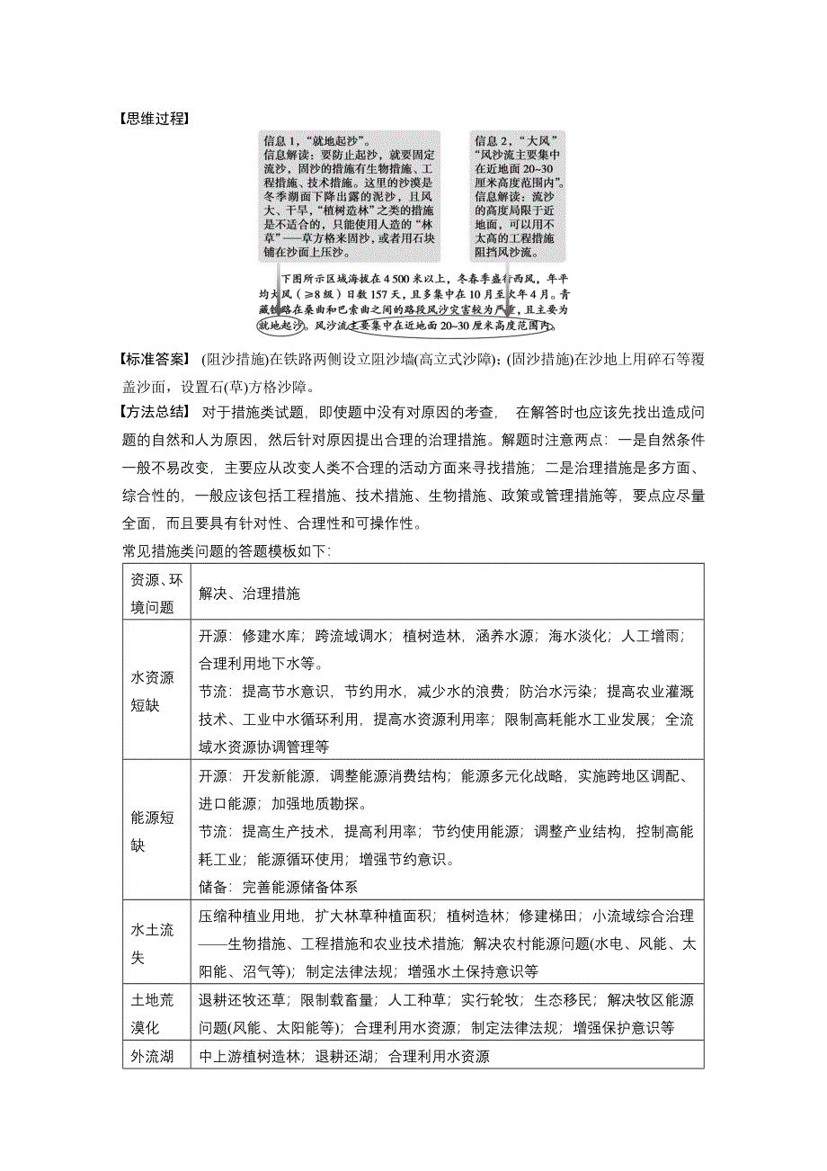 2016届高三地理（人教版通用）大一轮复习教案：必修3 第三章 章末综合提升 WORD版含解析.docx_第2页