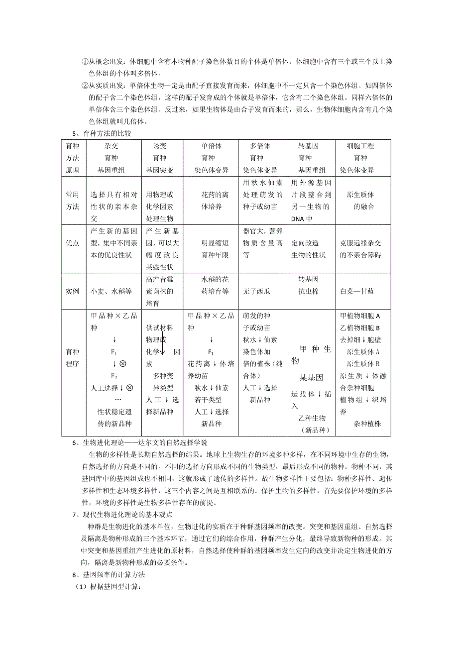 [旧人教]高三生物二轮复习专题 十一变异与进化.doc_第2页