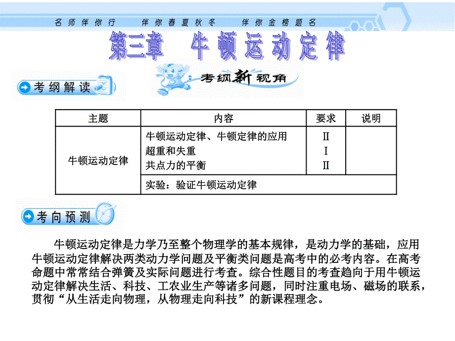 2012届高考物理一轮复习课件（新课标）3.ppt_第1页