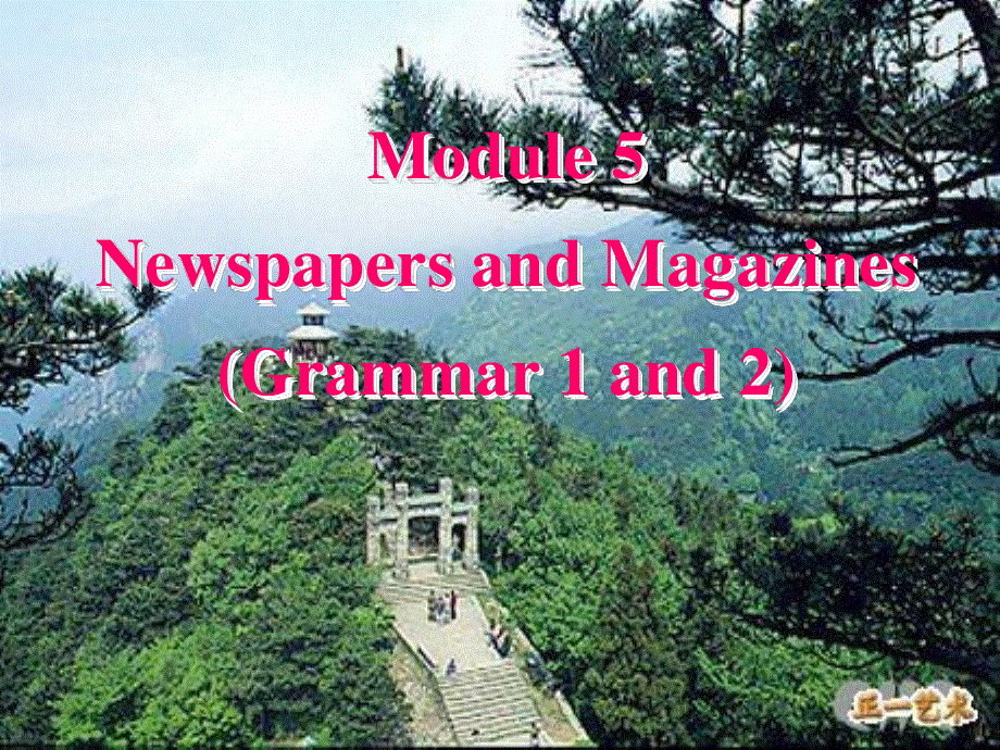 2020-2021学年外研版高中英语同步探究： 必修2 MODULE 5 NEWSPAPERS AND MAGAZINES GRAMMAR 课件 （15张PPT） .ppt_第1页