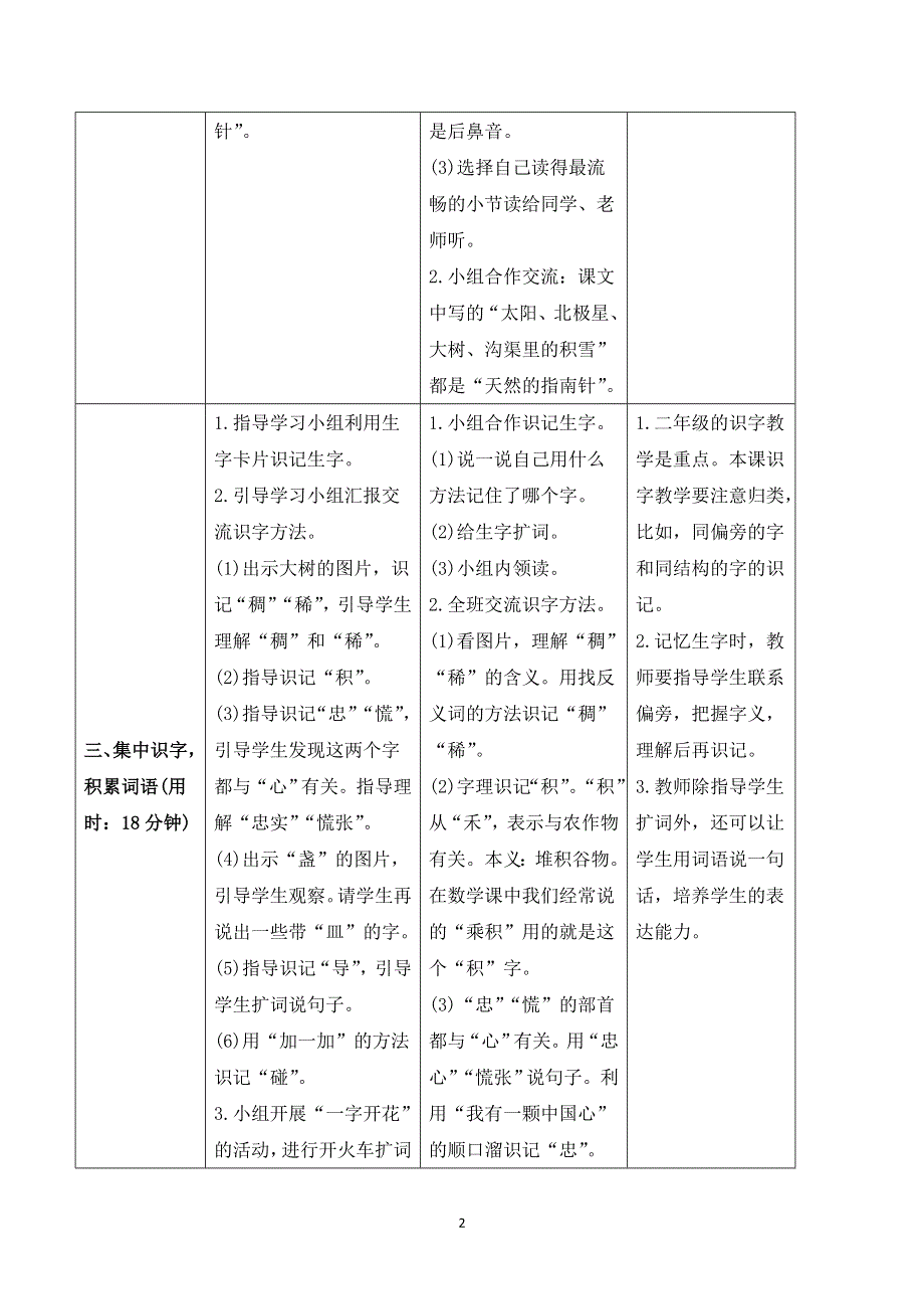 17要是你在野外迷了路导学案（部编二年级语文下册）.doc_第2页