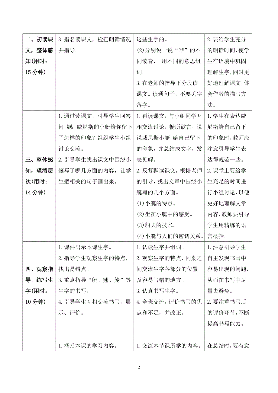 18 威尼斯的小艇导学案.doc_第2页