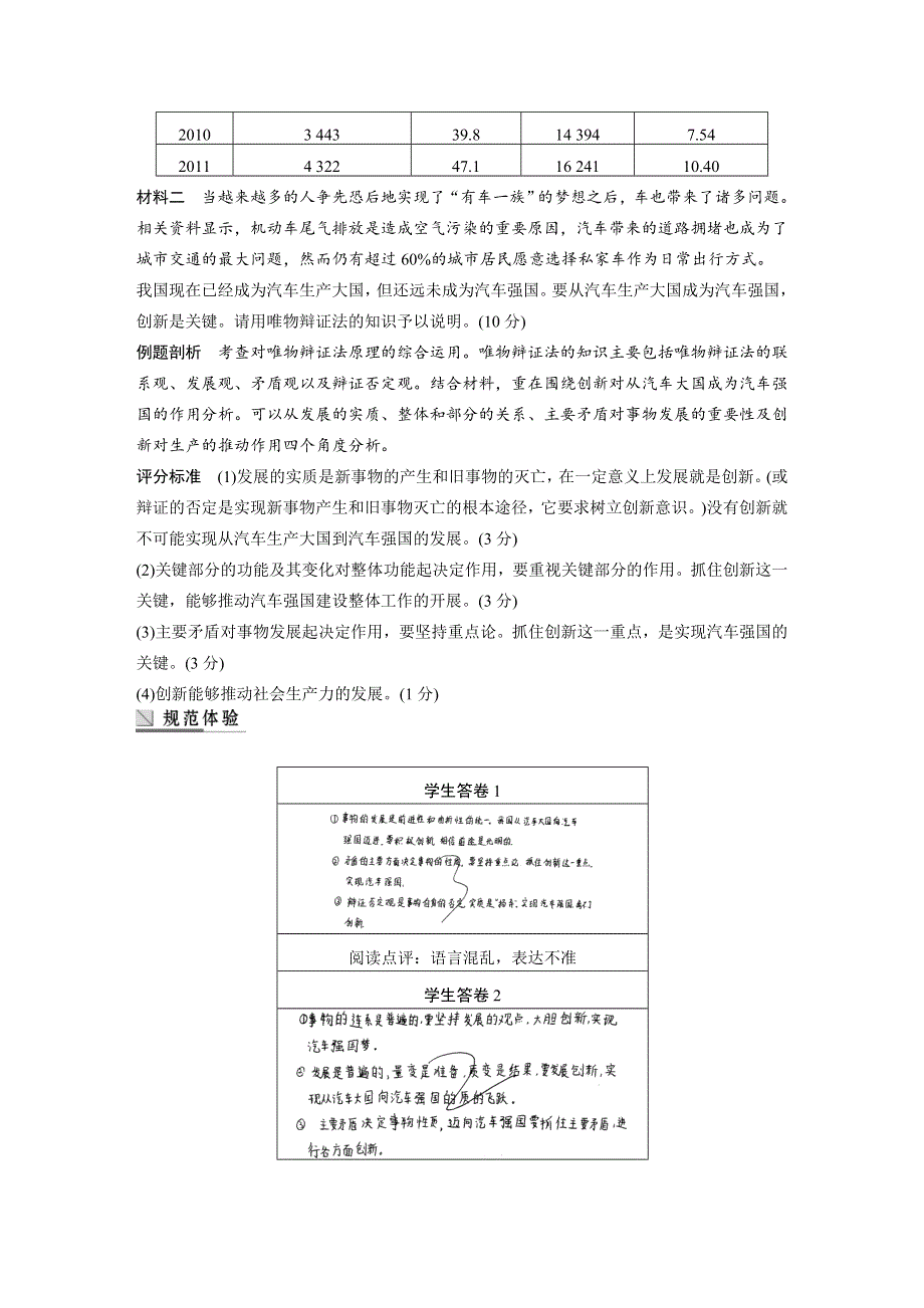 2016届高考政治大一轮总复习（人教版文科）第十五单元 思想方法与创新意识 单元综合提升.docx_第2页