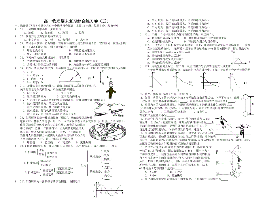 2002学年第二学期绍兴市高中教学质量调测.doc_第1页