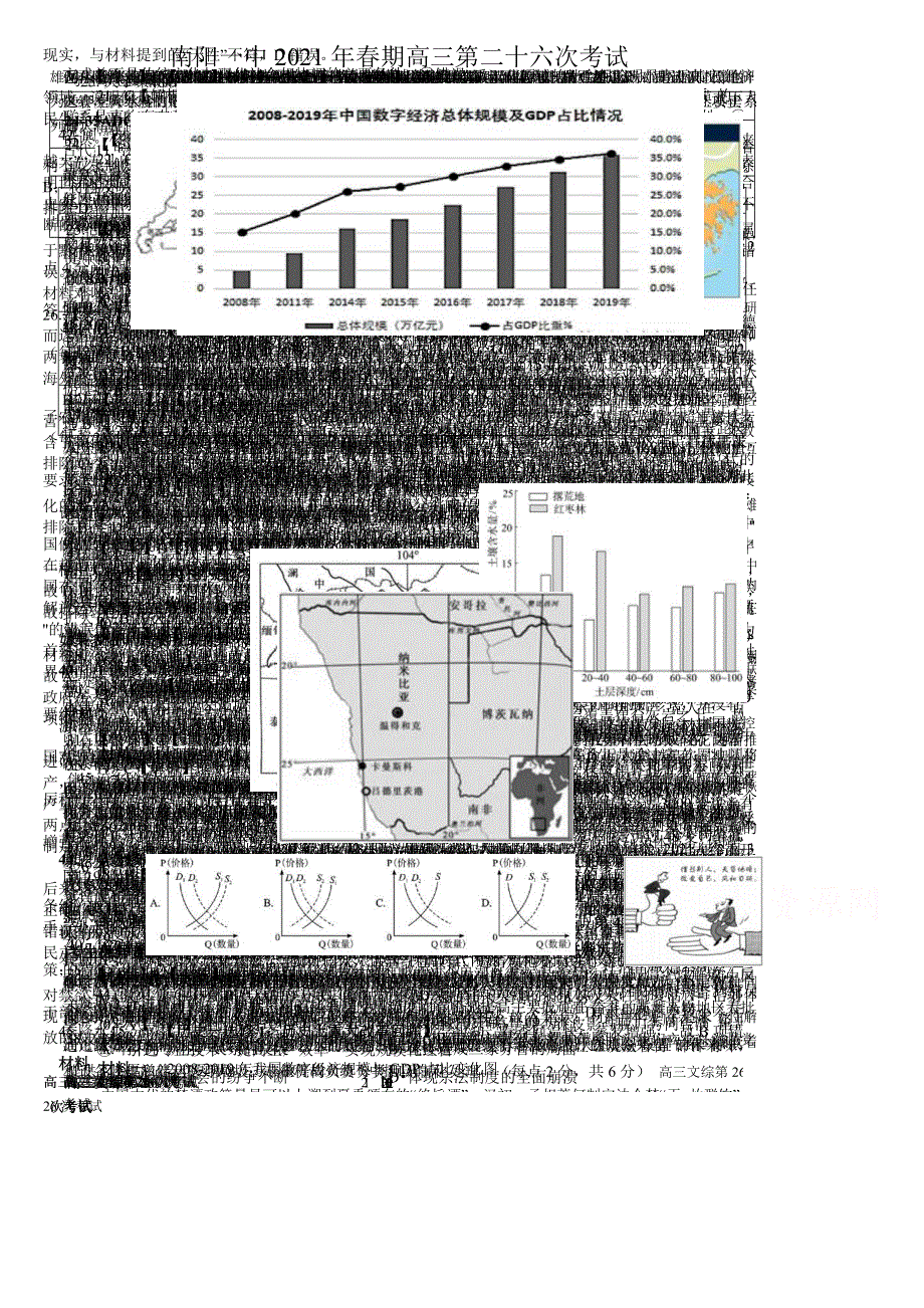 《 发布》河南省南阳市第一中学校2021届高三下学期第二十六次考试文综试题 WORD版含解析.doc_第1页