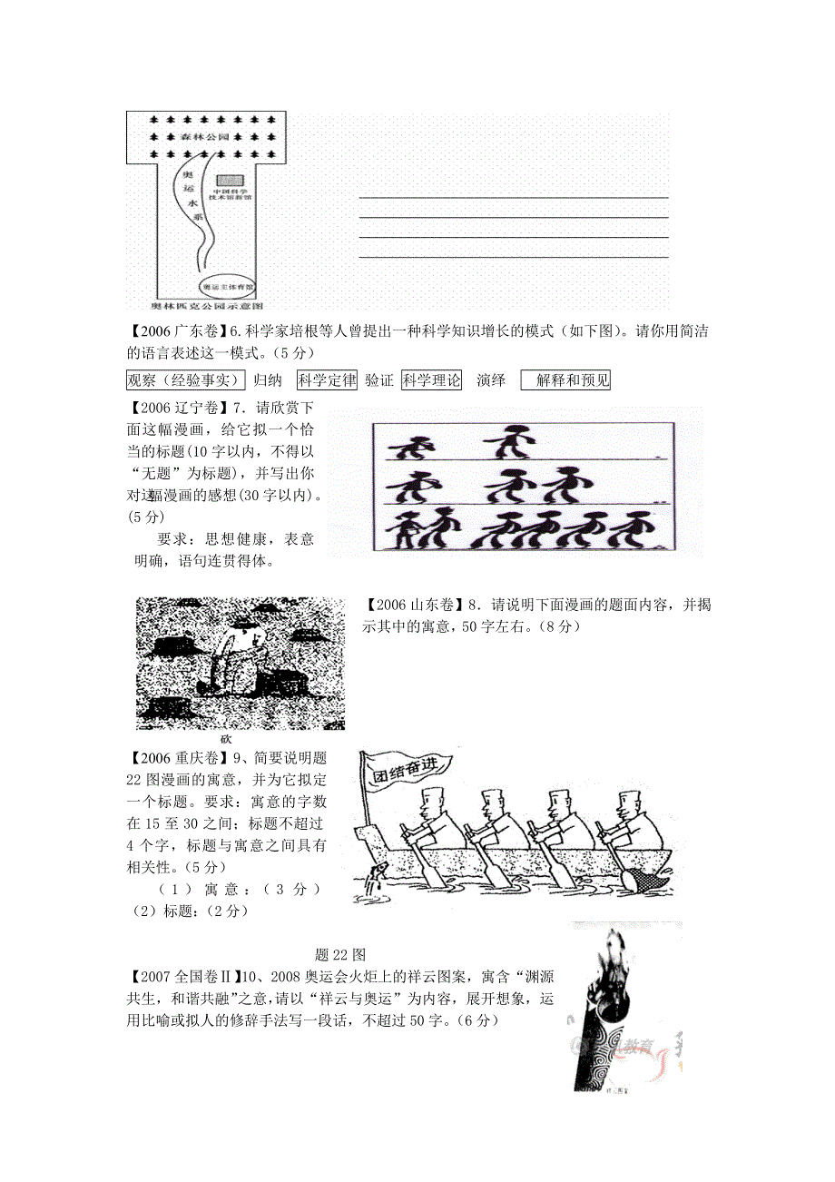 2004—2007年高考试题分类集萃·图文转换（语文）.doc_第2页