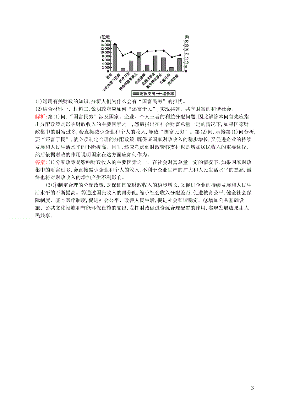 广东省中山市实验中学高中政治3.8.1国家财政练习新人教版必修1.doc_第3页