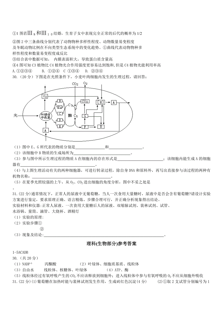 2005-2006年度河北省重点高中联考试卷（一）.doc_第2页