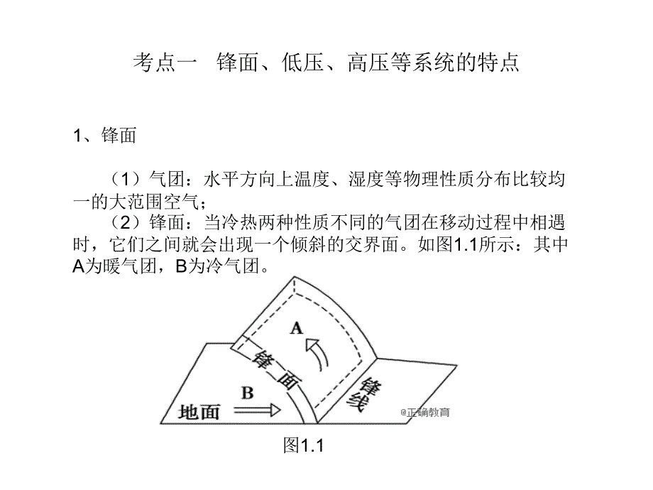 2021届高考新课改地理一轮复习课件 第7讲 常见天气系统和气象灾害 .ppt_第3页