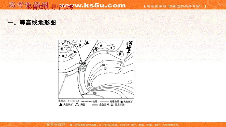 2022届新高考版地理人教版一轮复习课件：第一章 第一节 第2课时 等高线地形图和地形剖面图 .ppt_第3页