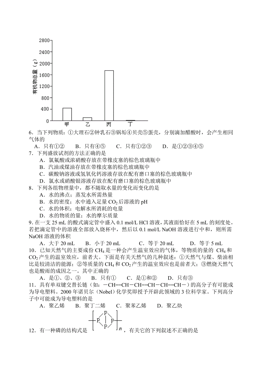 2001年全国普通高等学校招生统一考试理科综合能力测试试题（江苏、安徽、福建卷）.doc_第2页