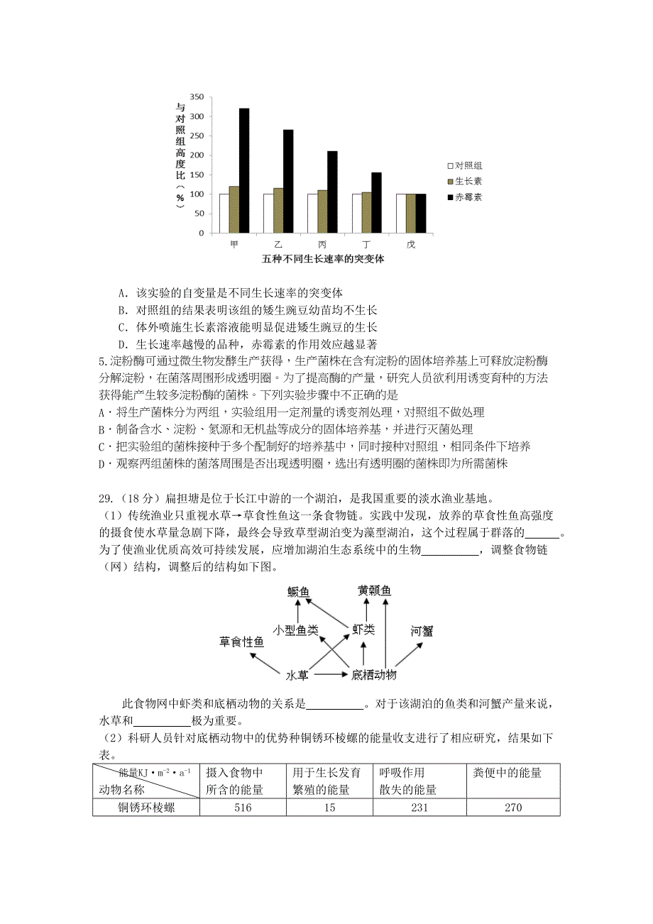 《2014东城二模》北京市东城区2014届高三下学期综合练习（二）理综生物 WORD版含答案.doc_第2页