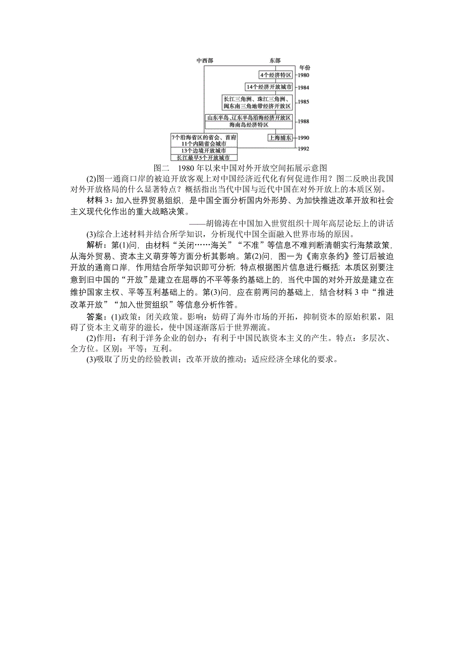 《2014优化方案》高三历史一轮复习专题针对训练 “点、线、面”专题复习课（五）专题测评强化训练（新人教版） WORD版含解析.doc_第3页