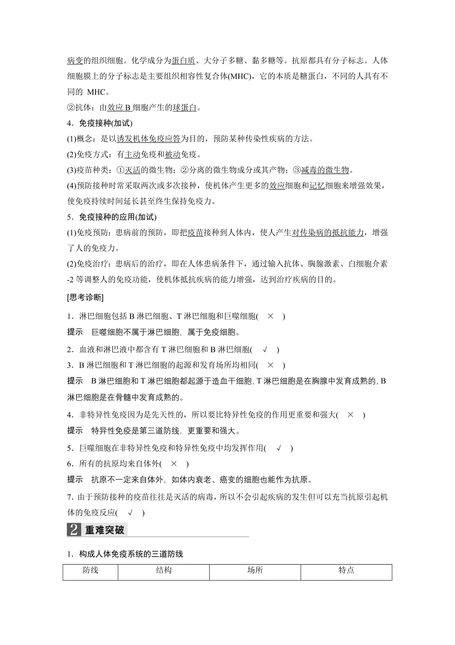 2017届高考生物二轮复习（浙江专用WORD文本）：专题二十免疫系统与免疫功能 WORD版含解析.docx_第2页