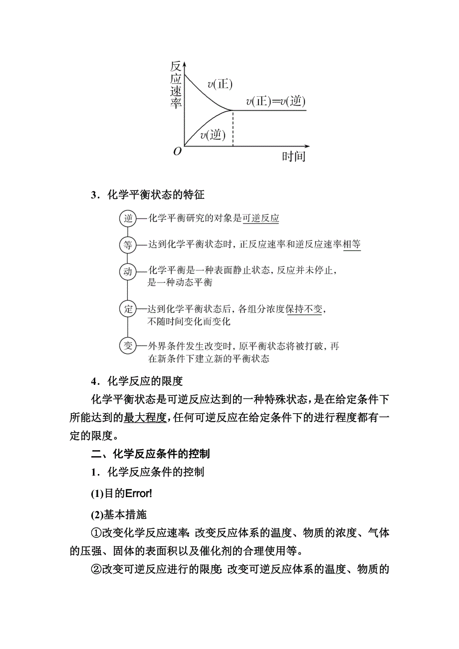 2019—2020学年人教新课标版高中化学必修二教师用书：2-3-2第二课时　化学反应的限度和化学反应条件的控制 WORD版含答案.docx_第2页