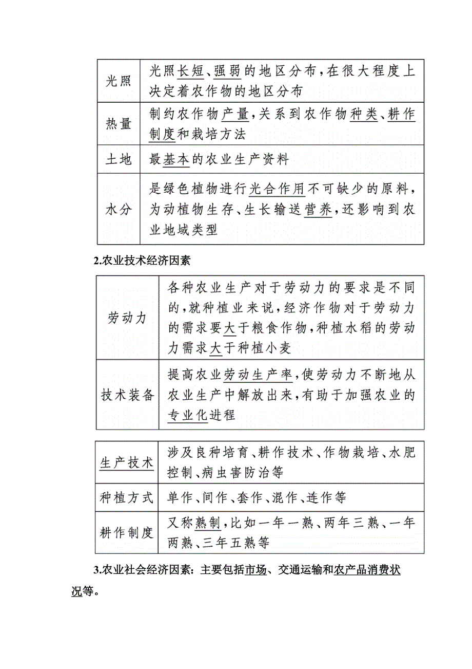 2019—2020学年度湘教版高中地理必修二教师用书：3-2第二节农业区位因素与农业地域类型 WORD版含答案.docx_第2页