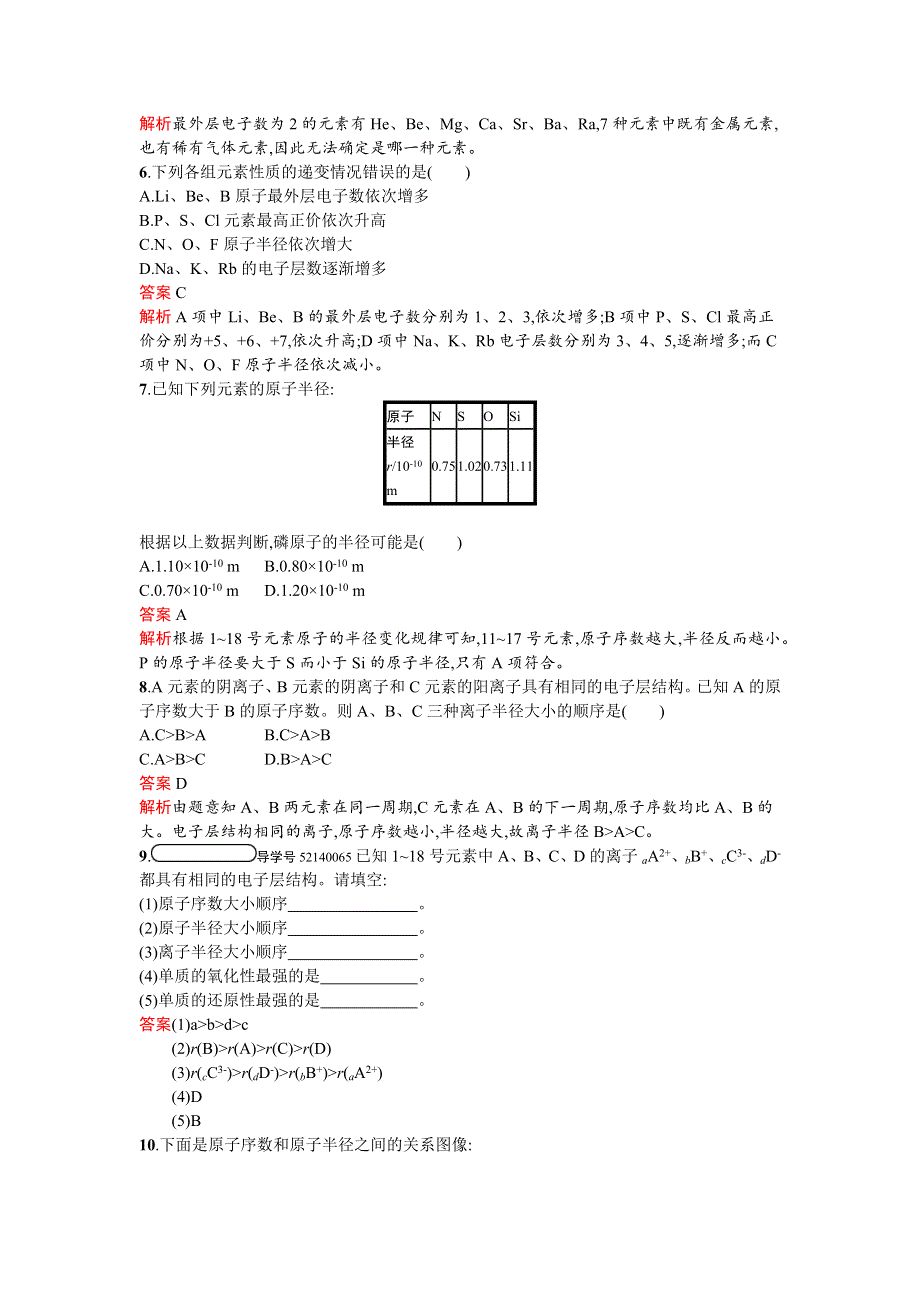 2017春高中化学鲁科版必修2检测：1.docx_第2页