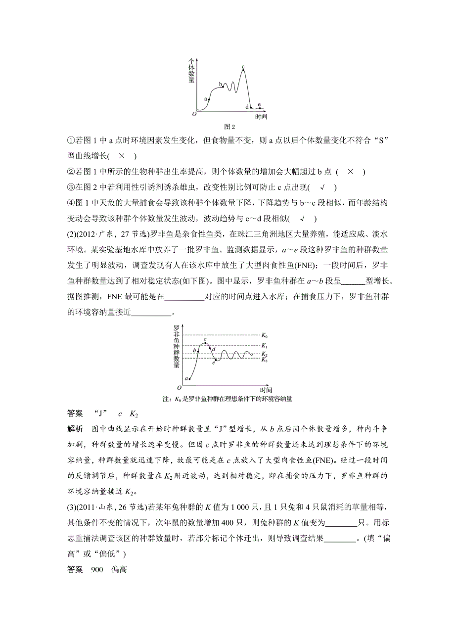 2017版考前三个月（江苏专版）高考生物专题知识篇：专题9 生物与环境 考点28 WORD版含答案.docx_第3页