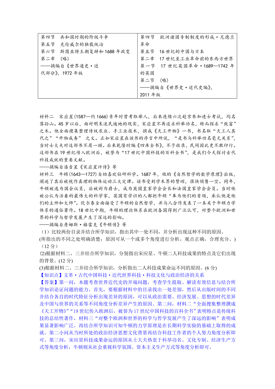 《2015届备考》2014全国名校历史试题分类解析汇编（12月）：S单元近代以来世界的科学、文学艺术.doc_第2页