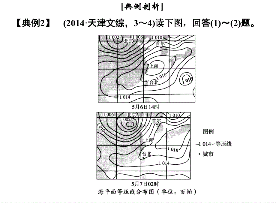 《创新设计》2015届高考地理二轮复习课件：专题三　常考等值线图的判读-2.ppt_第2页