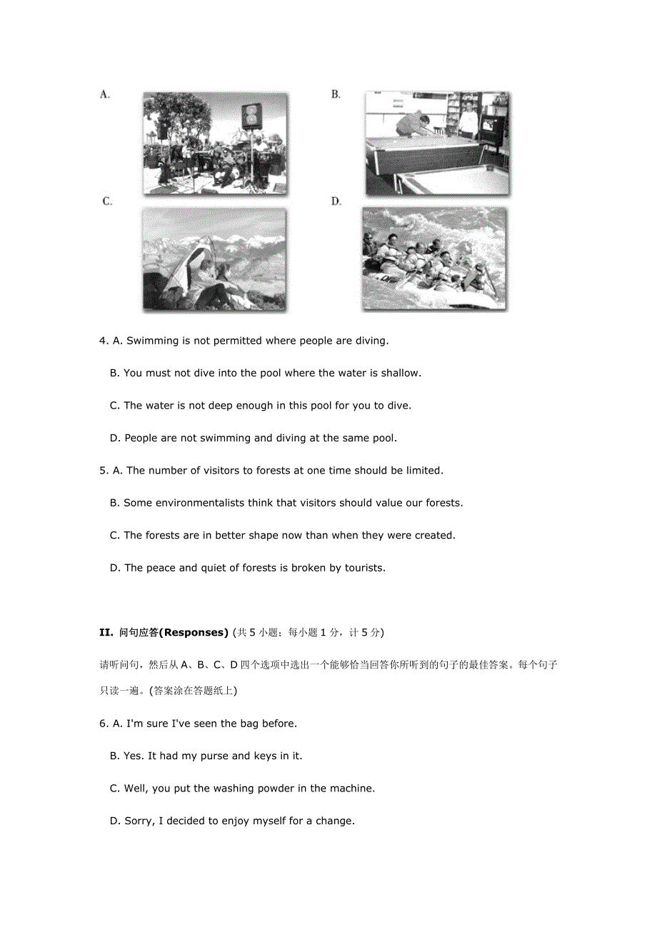 2006年全国中学生英语能力竞赛（NEPCS）决赛高三年级组试题和参考答案.doc_第2页