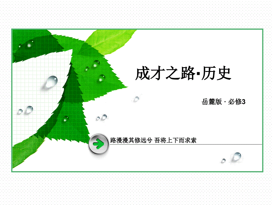 2014-2015学年高中历史（岳麓版）必修三配套课件：2-9.ppt_第1页