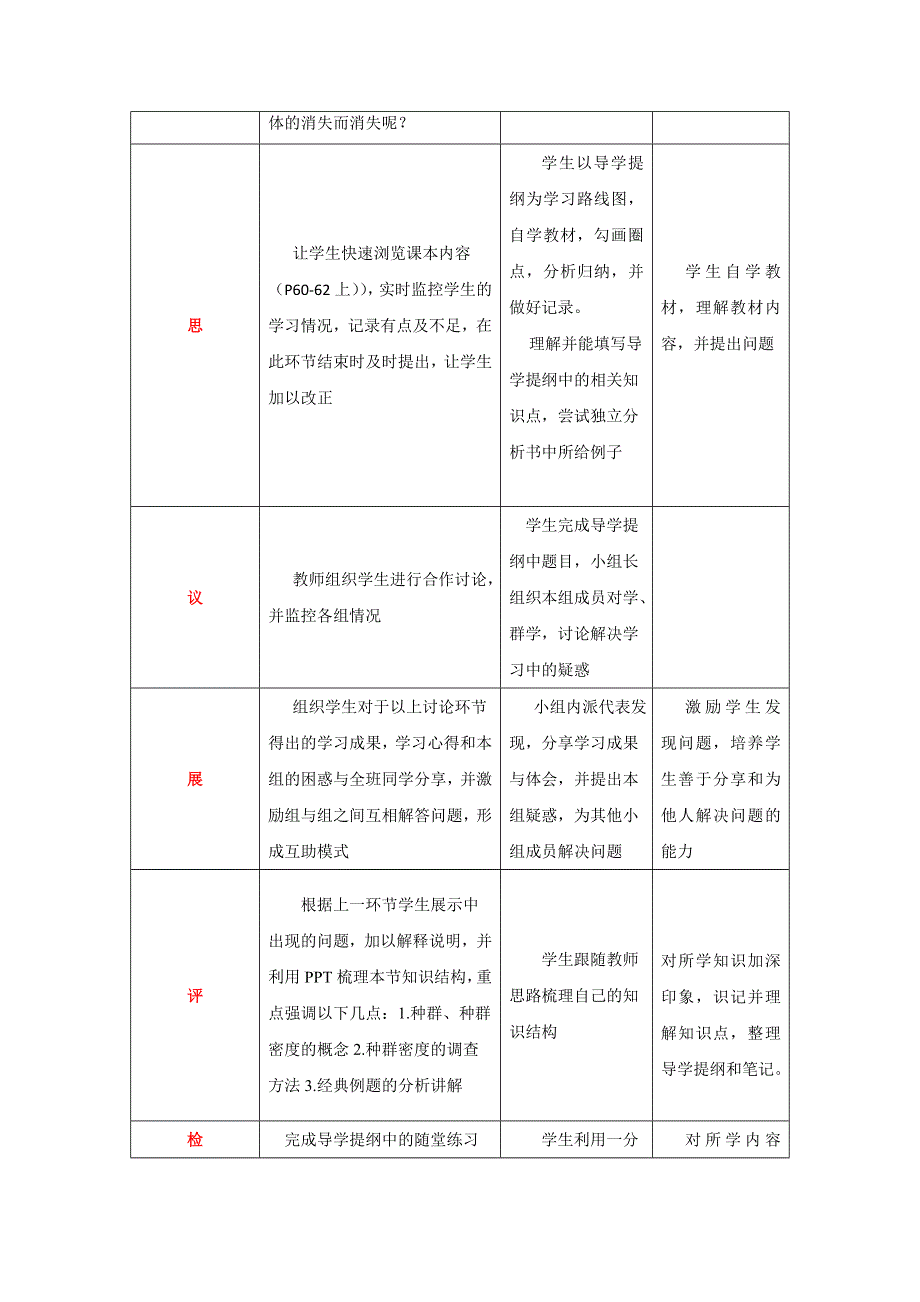 四川省北大附中成都为明学校高中生物人教版必修三教案：4-1种群的特征（第一课时） .doc_第2页