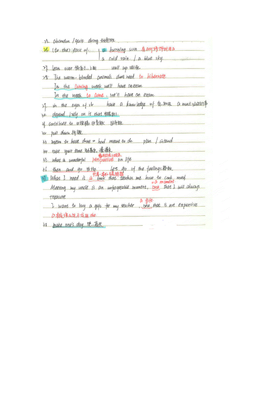 《2014高考状元笔记》河北省衡水中学高三英语复习（上学期）必备考点：UNIT 3 综合测试 （扫描版）.doc_第2页