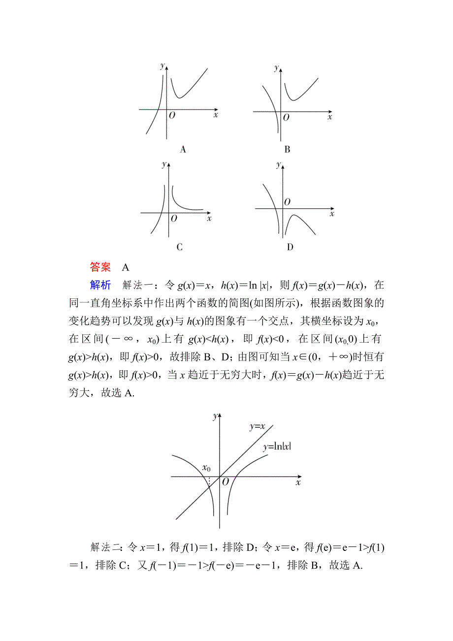 《2017参考》金版教程2016高考数学文二轮复习训练：2-1-1 集合、常用逻辑用语、不等式、函数与导数 WORD版含解析.doc_第2页