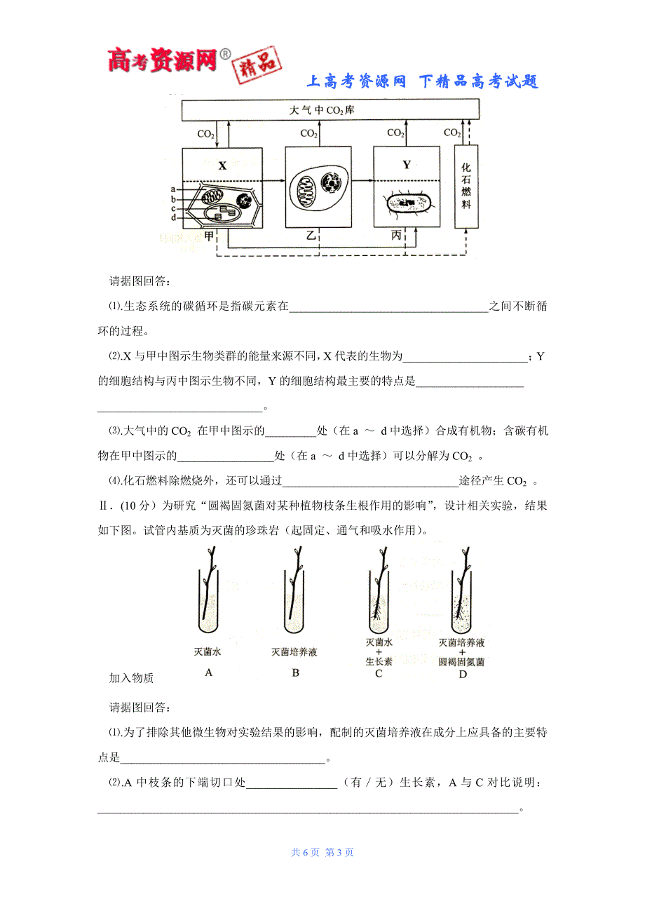 2007年高考试题——生物（天津）.doc_第3页