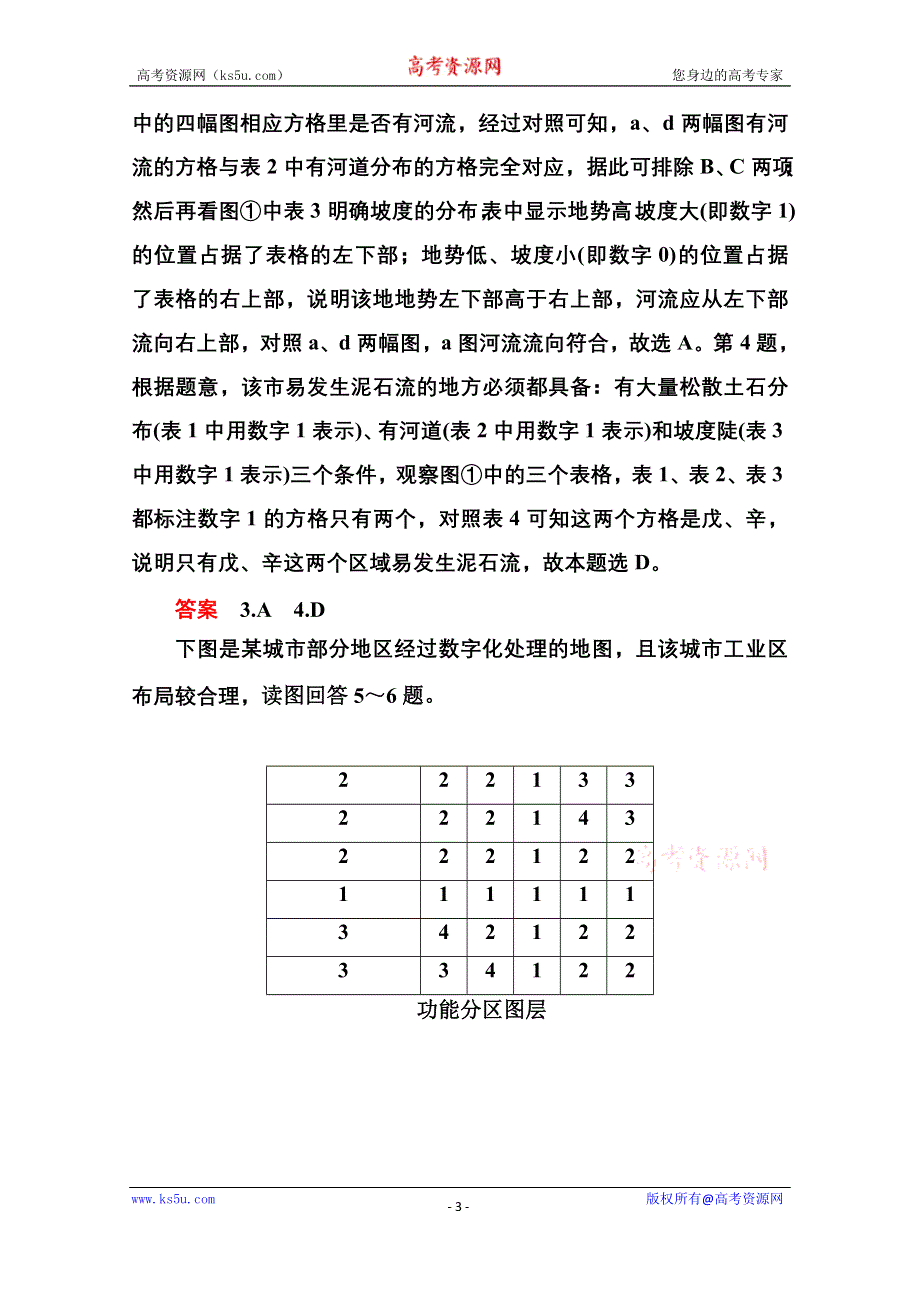 《名师一号》2014-2015学年高中地理中图版必修三 双基限时练(十一).doc_第3页