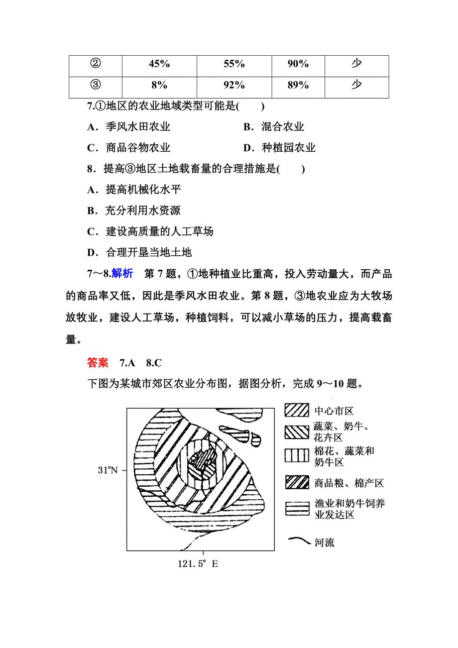 《名师一号》2014-2015学年高中地理人教版同步练习必修二 双基限时练9.doc_第3页