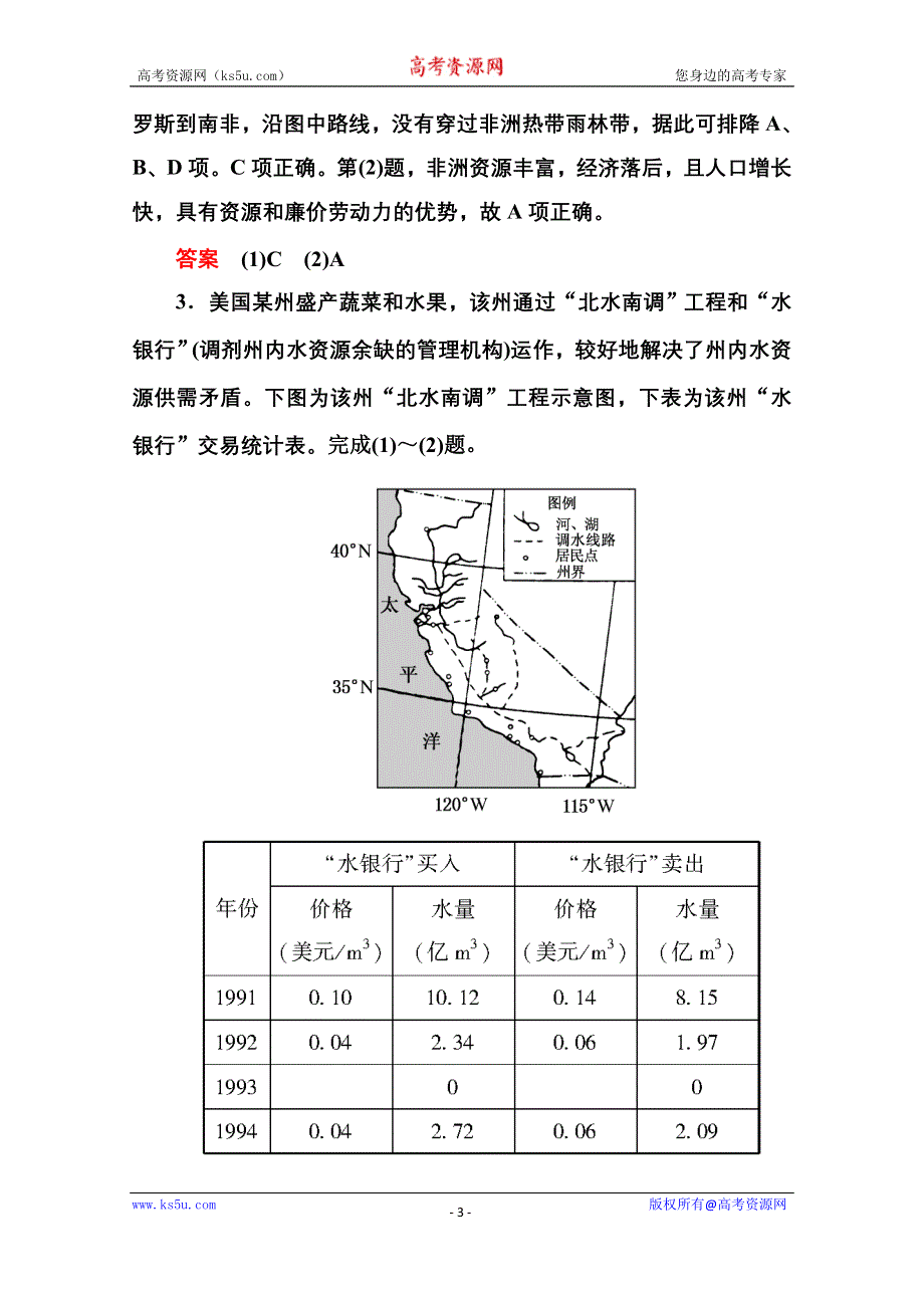 《名师一号》2014-2015学年高中地理必修三 第五单元 单元综合提升5.doc_第3页