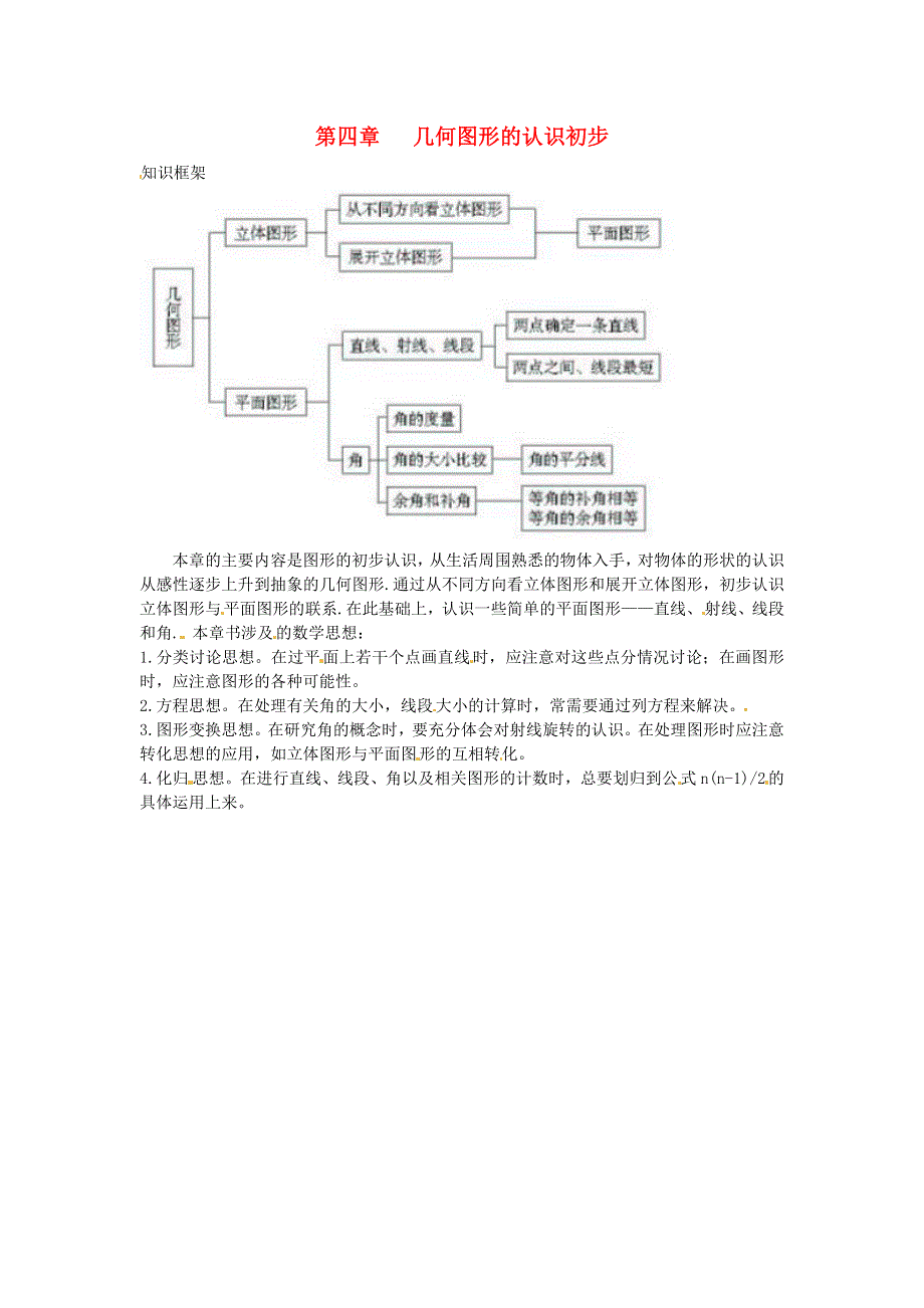 七年级数学上册 第四章《几何图形的认识初步》知识点素材 （新版）新人教版.doc_第1页