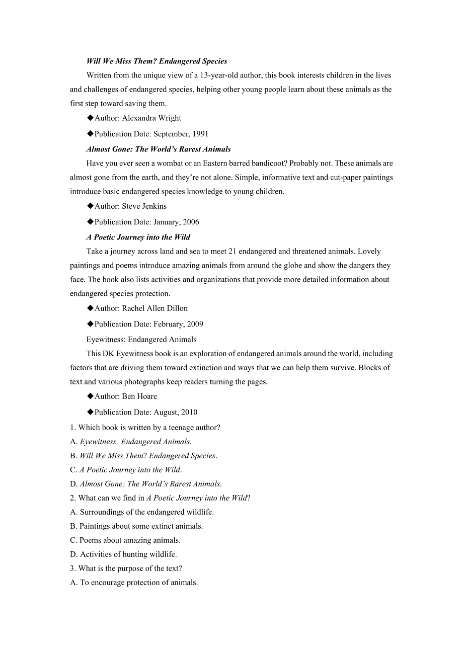 云南省昭通市昭阳区第一中学2021-2022学年高二上学期开学考试英语试题 WORD版含解析.doc_第3页