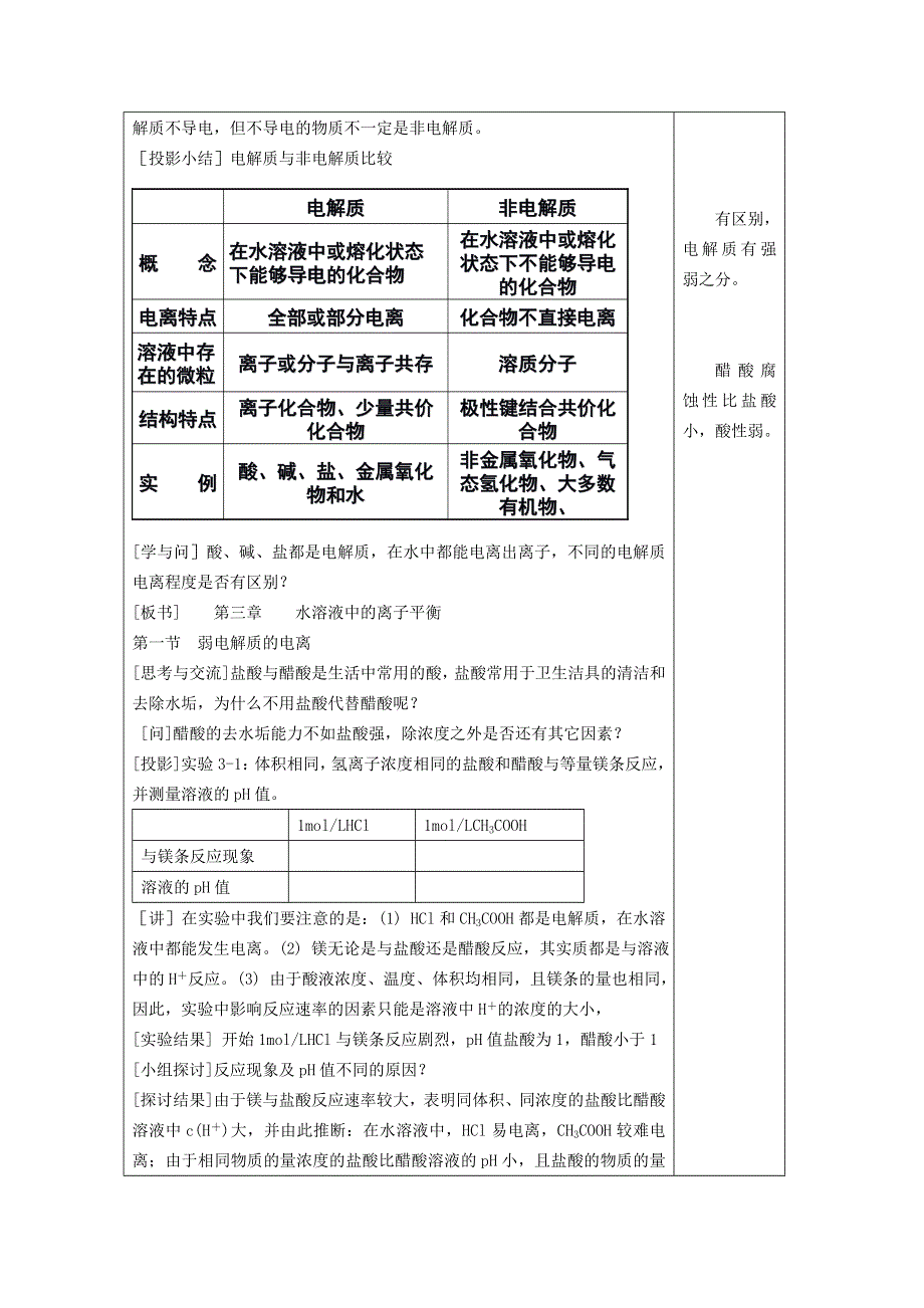 云南省昭通市盐津县二中高二化学 盐类的水解 教学案.doc_第3页