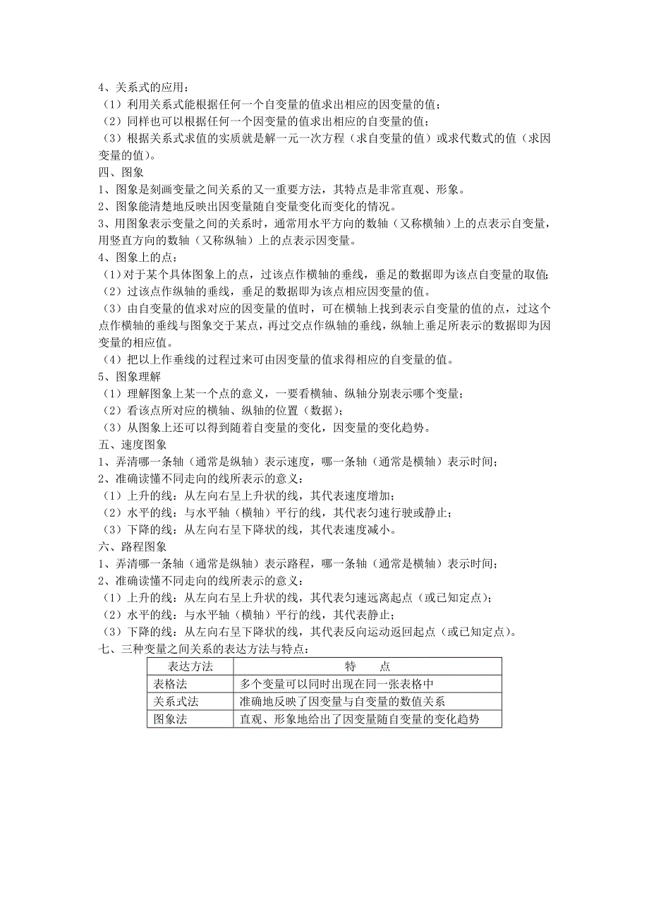 七年级数学下册 第三章 变量之间的关系知识归纳（新版）北师大版.doc_第2页